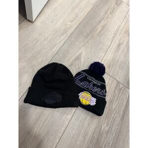 Los Angeles Lakers beanie bundle